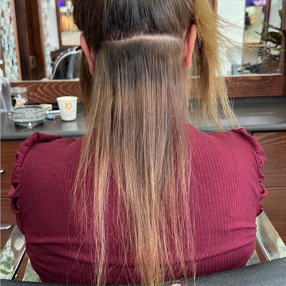 Micro beads, tap in , swing in human hair extensions.